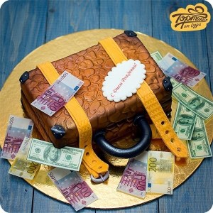 Гангстерский торт - Чемодан с деньгами