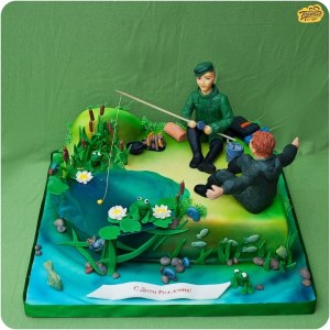 Торт мужской - На рыбалке