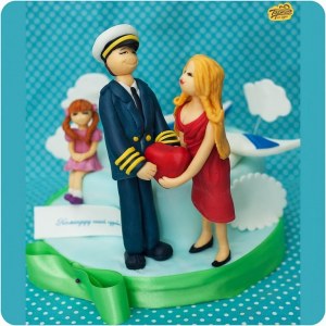 Торт для летчика - На крыльях любви