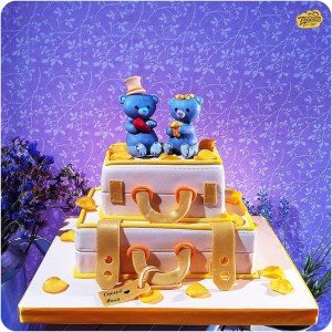 Торт свадебный - Два чемодана