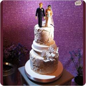 Свадебный торт - Кружева