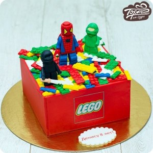 Детский торт для мальчика - Лего