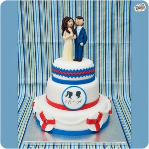 Торт свадебный - Морской