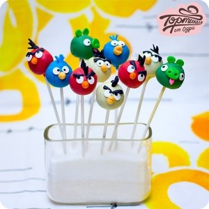 Веселые кейкпопсы - Angry Birds