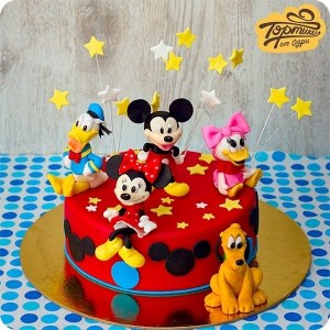 Детский торт - Микки Маус и его друзья