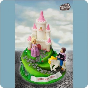 Торт детский - Принцесса в замке