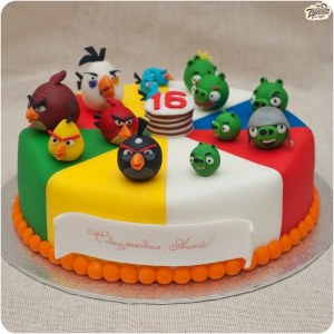 Торт детский - Angry Birds Bad Piggies