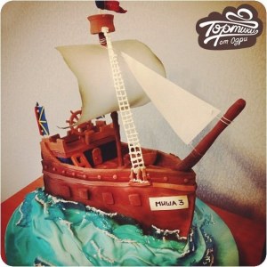 Торт детский - Пиратский корабль