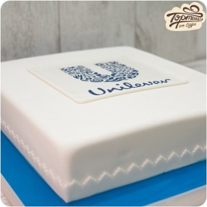 Торт с логотипом - Unilever