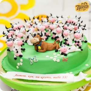 Торт - 33 коровы