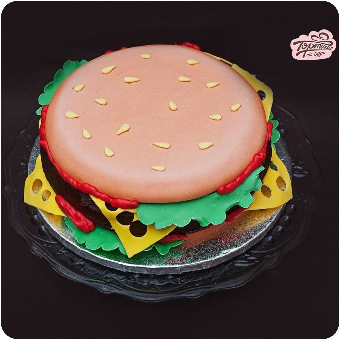 Торт - Гамбургер « Каталог « Торты на заказ