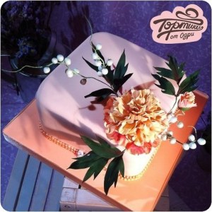 Торт свадебный - Пион