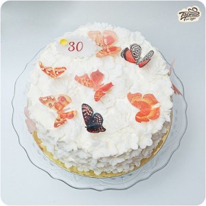 Торт на день рождения - Бабочки