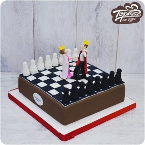 Торт детский - Король и королева шахмат