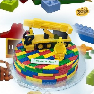 Торт детский - В стиле Лего