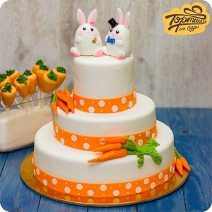 Торт на свадьбу - Для Зайчиков