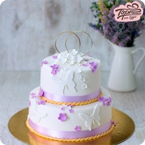 Свадебный торт - С яблоневым цветом