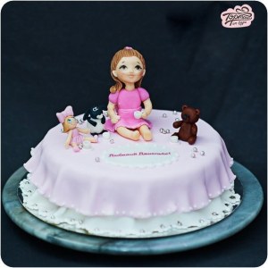 Торт детский - Девочка