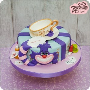 Торт детский - Чашечка для Алисы