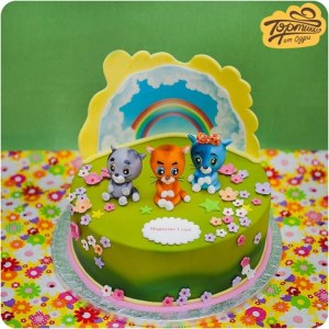 Торт детский - Три котенка