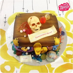 Торт детский - Пиратский сундук