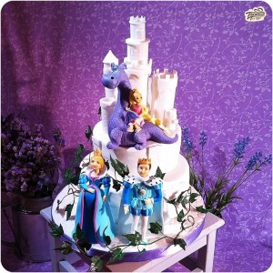 Торт на день рождения - Замок для принцессы